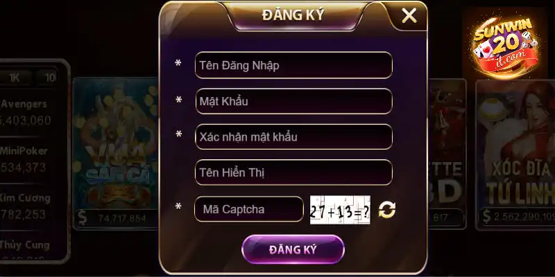 Điều kiện cần đáp ứng khi đăng ký tài khoản sunwin